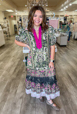 J.HOFFMAN'S Dani Dress in Green