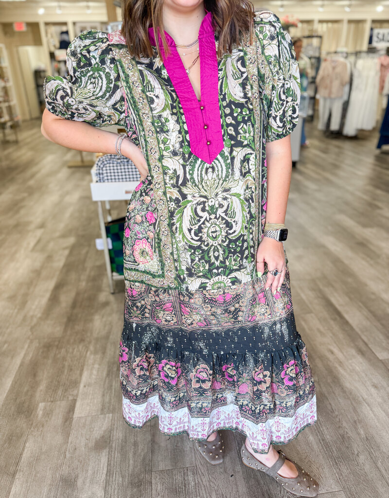 J.HOFFMAN'S Dani Dress in Green