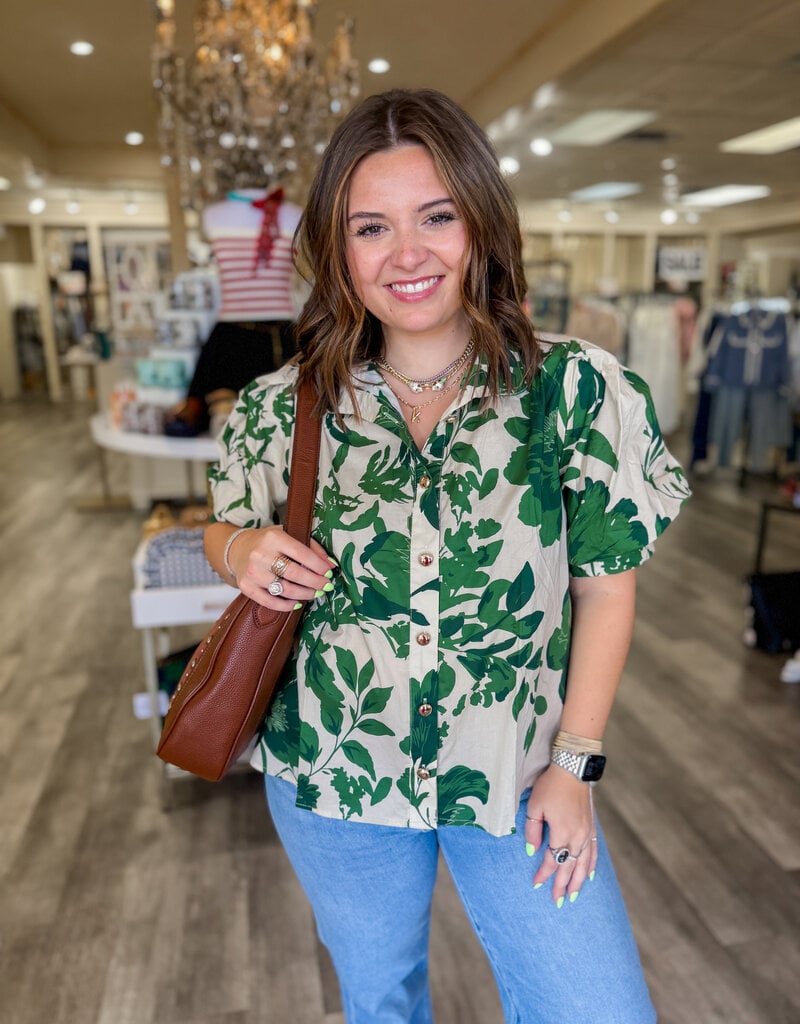 J.HOFFMAN'S Olly Top in Olive
