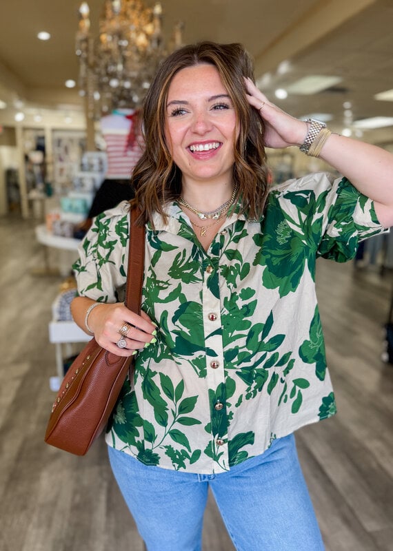 J.HOFFMAN'S Olly Top in Olive