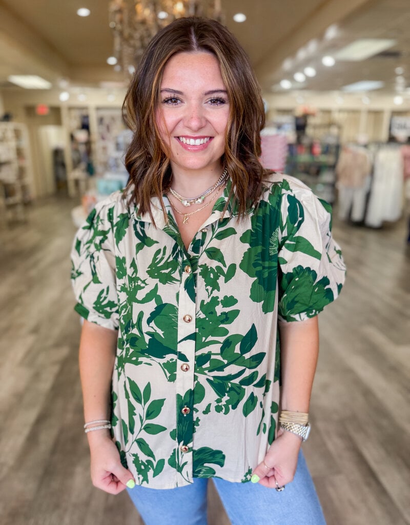 J.HOFFMAN'S Olly Top in Olive