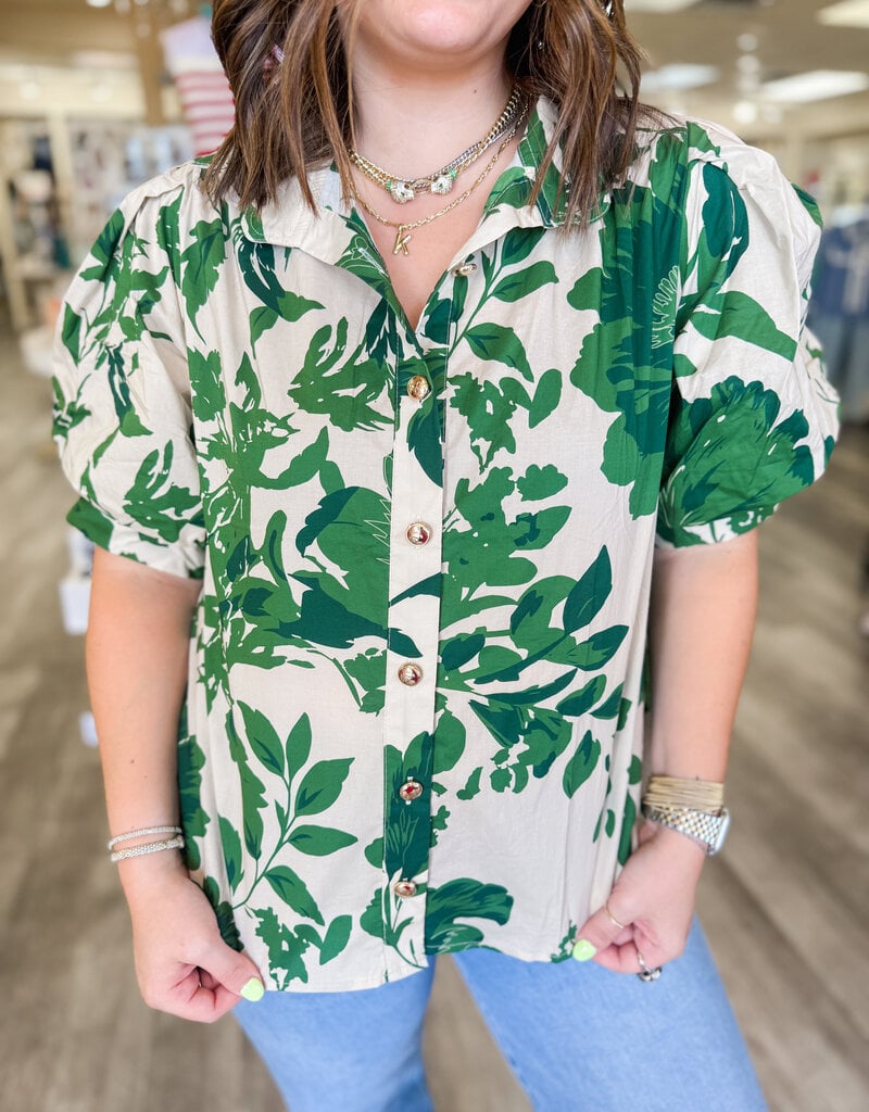 J.HOFFMAN'S Olly Top in Olive