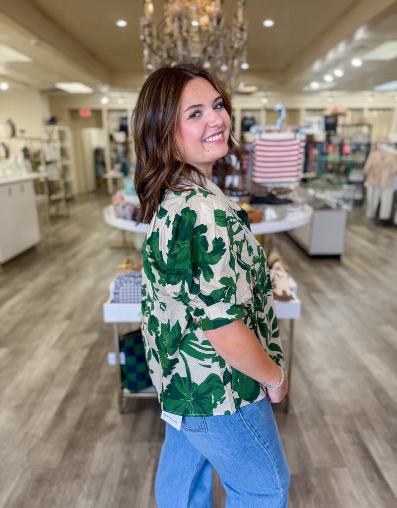 J.HOFFMAN'S Olly Top in Olive