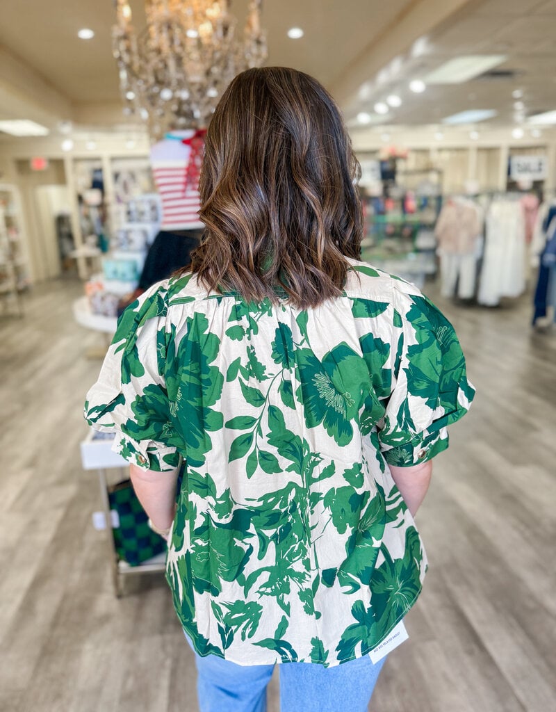 J.HOFFMAN'S Olly Top in Olive