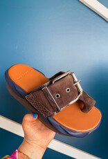 J.HOFFMAN'S Mellow Glow Kid Suede in Choco