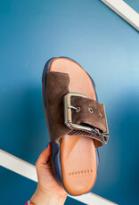J.HOFFMAN'S Mellow Glow Kid Suede in Choco
