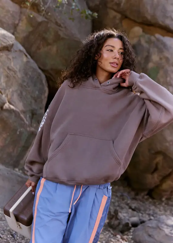 J.HOFFMAN'S FPM Buti Sleeve Final Call Hoodie in Sandstorm