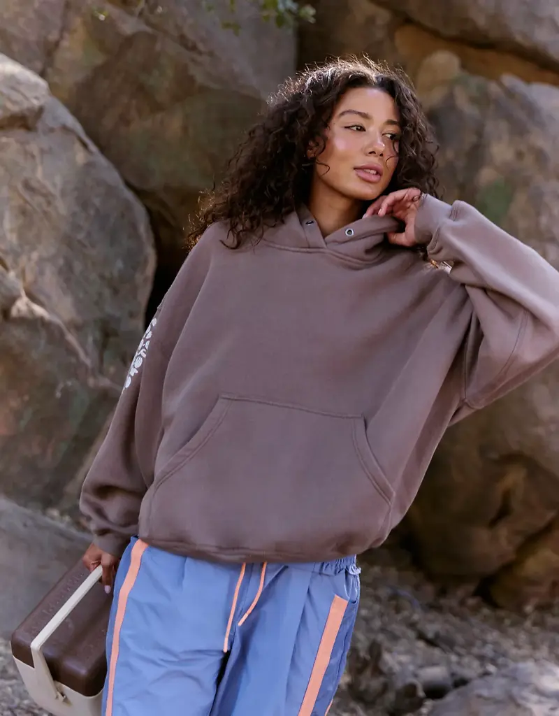 J.HOFFMAN'S FPM Buti Sleeve Final Call Hoodie in Sandstorm