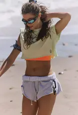 J.HOFFMAN'S FPM Hot Shot Cropped Tee in Vapor Lime