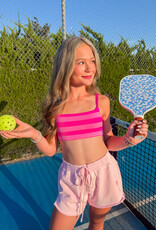 J.HOFFMAN'S FPM Tighten Up Reversible Bra in Hot Pink Combo
