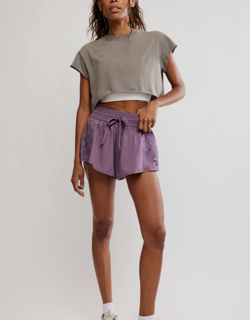 J.HOFFMAN'S FPM Hot Shot Cropped Tee in Pewter