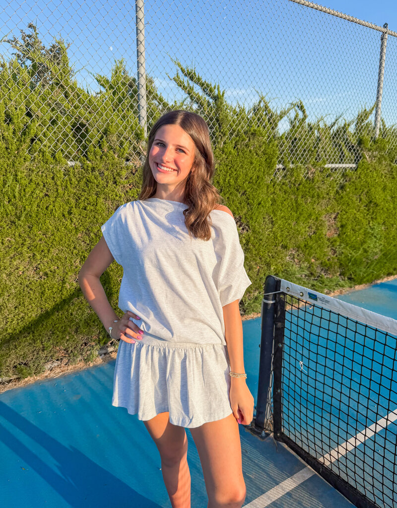 J.HOFFMAN'S FPM Hot Shot City Dress in Heather Grey