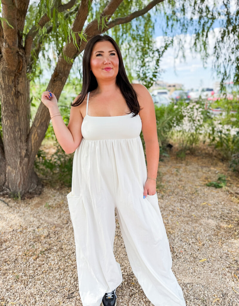 J.HOFFMAN'S FPM Hot Shot Strappy Onsie 2 in Ivory