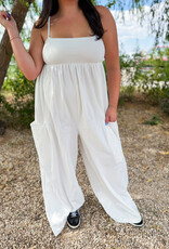 J.HOFFMAN'S FPM Hot Shot Strappy Onsie 2 in Ivory