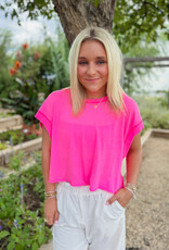 J.HOFFMAN'S FPM My Time Tee in Hot Pink