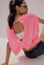 J.HOFFMAN'S FPM My Time Tee in Hot Pink