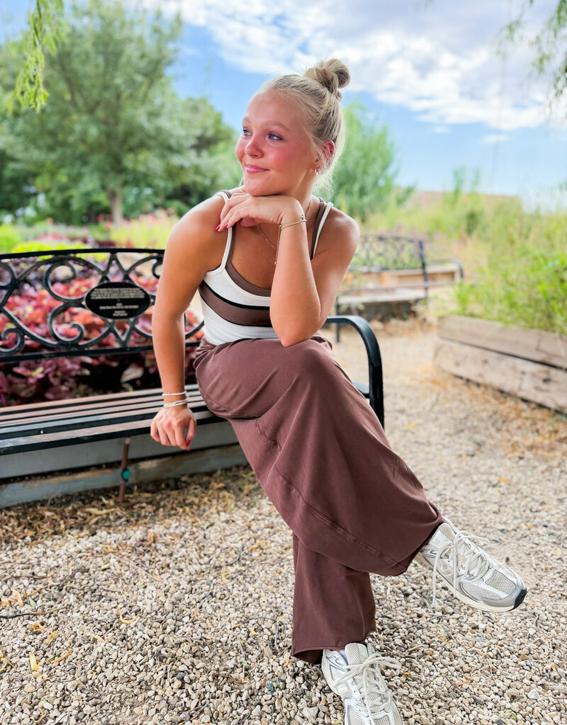 J.HOFFMAN'S FPM Hot Shot Easy Pant in Cocoa