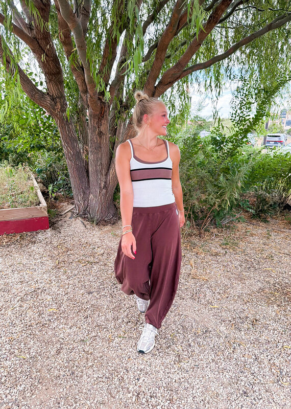 J.HOFFMAN'S FPM Hot Shot Easy Pant in Cocoa