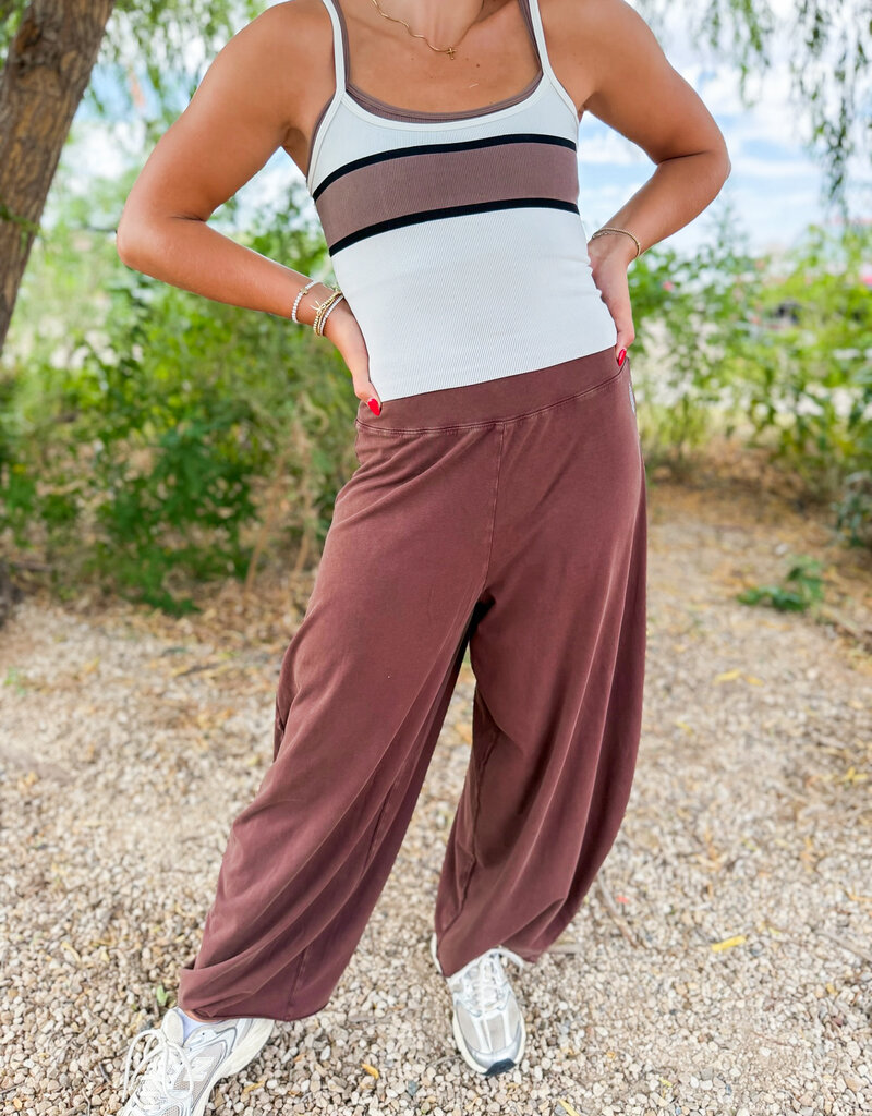J.HOFFMAN'S FPM Hot Shot Easy Pant in Cocoa