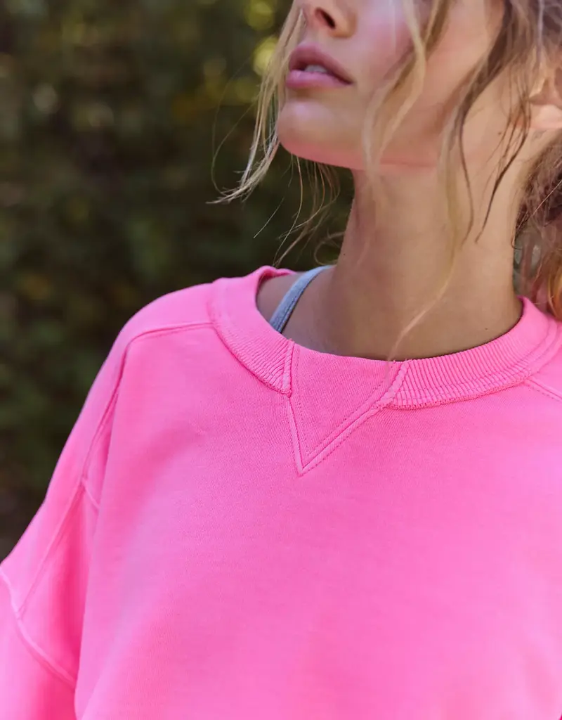 J.HOFFMAN'S FPM Intercept Pullover in Hot Pink