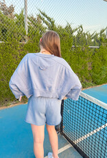 J.HOFFMAN'S FPM Sho Sleeve Intercept Pullover in Blue Ash
