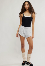 J.HOFFMAN'S FPM Knockout Short in White Heather Grey