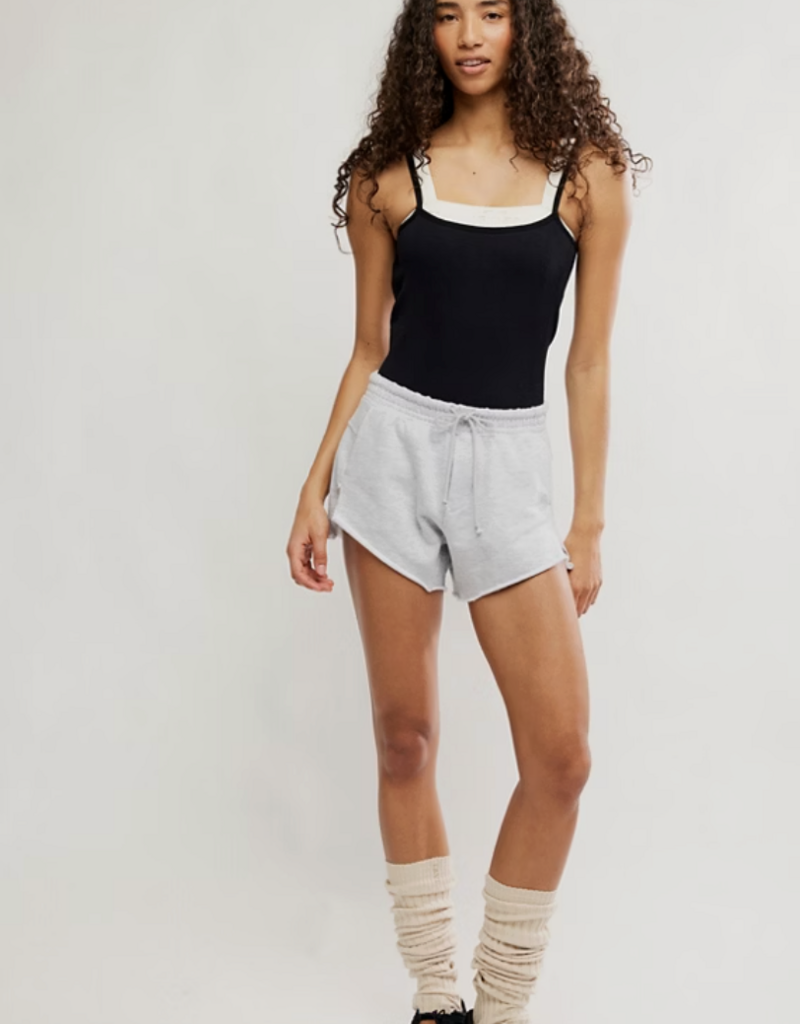 J.HOFFMAN'S FPM Knockout Short in White Heather Grey