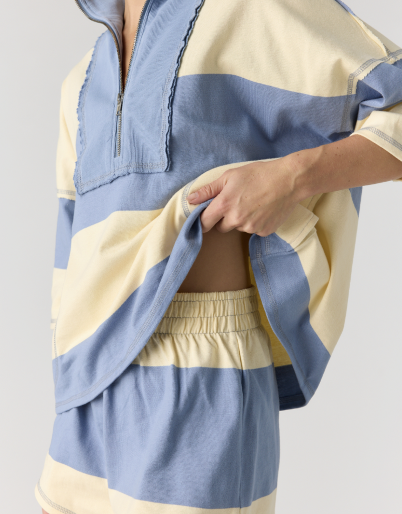 J.HOFFMAN'S FPM Retro Rugby Set in Blue Ash + Pina Colada