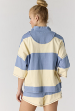 J.HOFFMAN'S FPM Retro Rugby Set in Blue Ash + Pina Colada