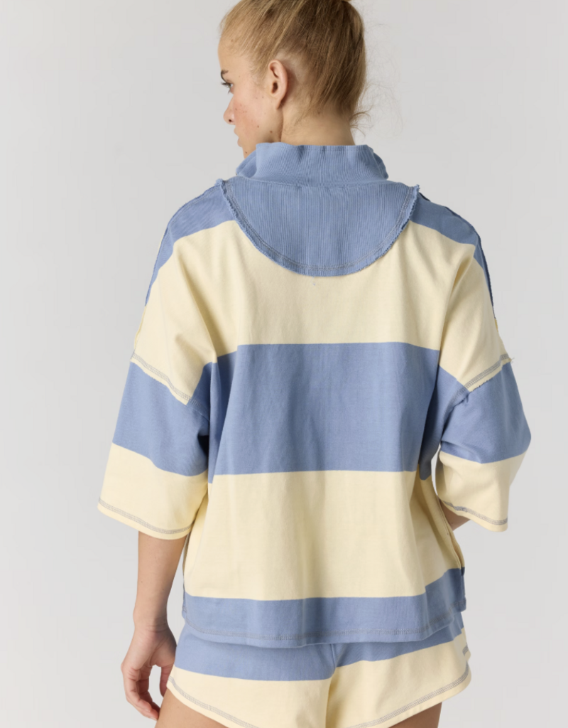 J.HOFFMAN'S FPM Retro Rugby Set in Blue Ash + Pina Colada