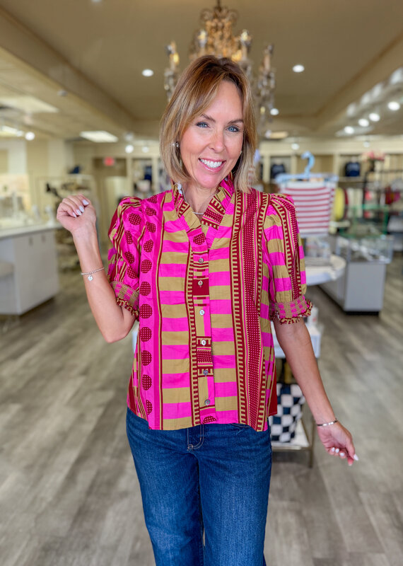 J.HOFFMAN'S Willow Top in Plum