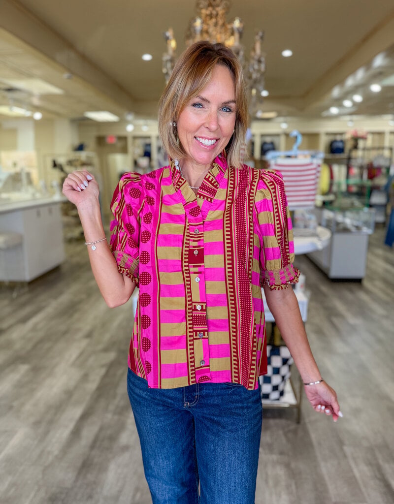 J.HOFFMAN'S Willow Top in Plum