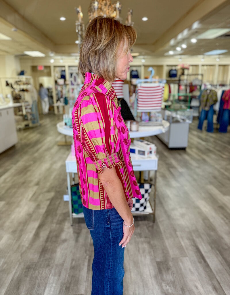 J.HOFFMAN'S Willow Top in Plum