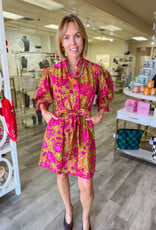 J.HOFFMAN'S Tucker Dress in Brown