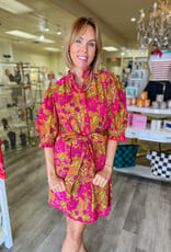J.HOFFMAN'S Tucker Dress in Brown