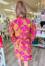 J.HOFFMAN'S Tucker Dress in Brown