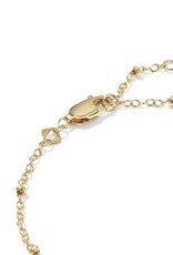 KENDRA SCOTT Evelyn 14k Gold-Filled Single Satellite Chain Bracelet