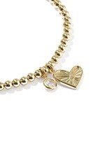 KENDRA SCOTT Ari Heart 14k Gold-Filled Stretch Bracelet