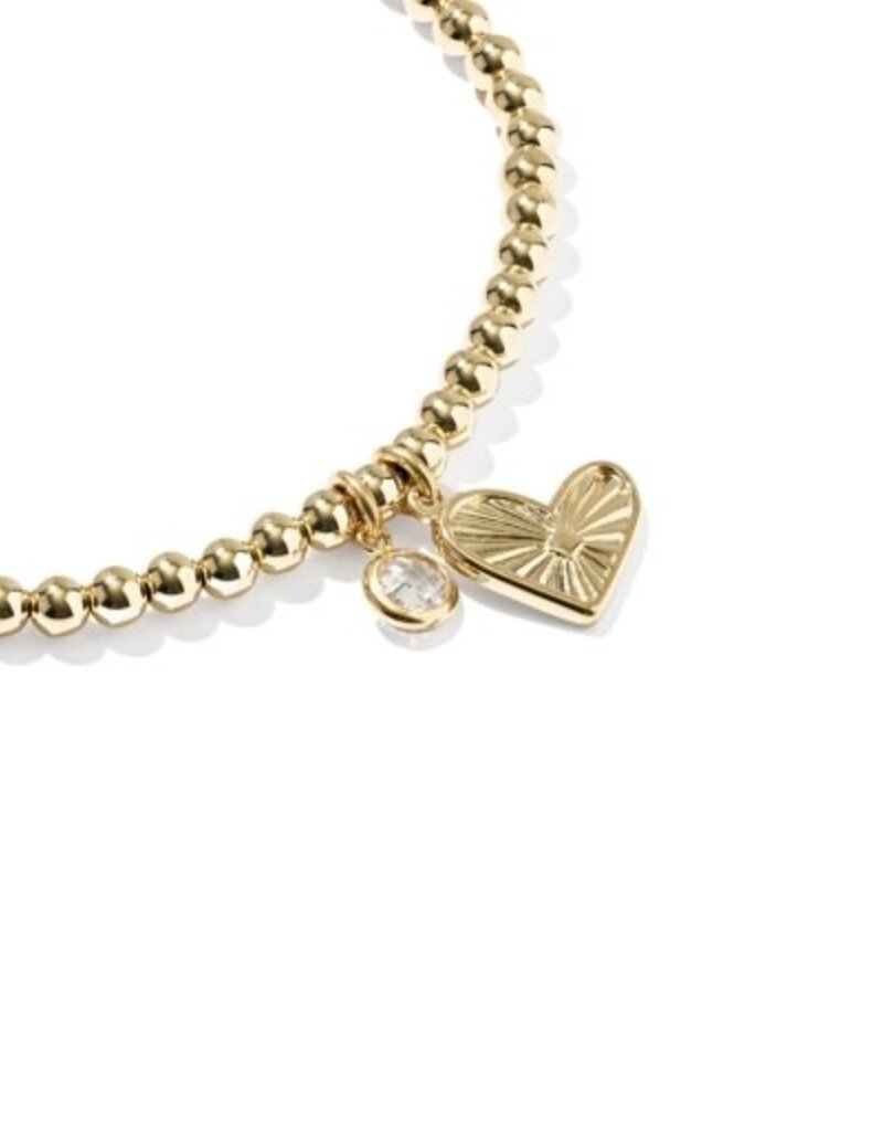 KENDRA SCOTT Ari Heart 14k Gold-Filled Stretch Bracelet