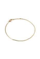 KENDRA SCOTT Herringbone 14k Gold-Filled Chain Bracelet
