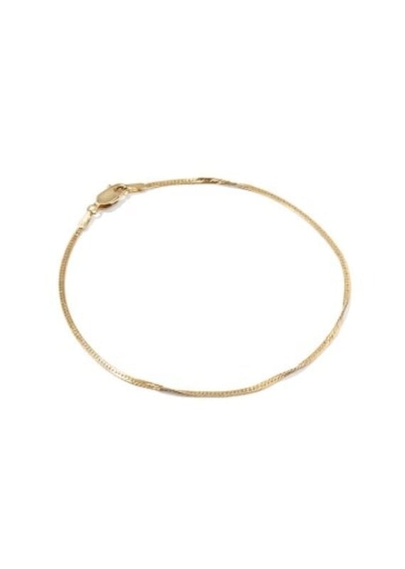 KENDRA SCOTT Herringbone 14k Gold-Filled Chain Bracelet
