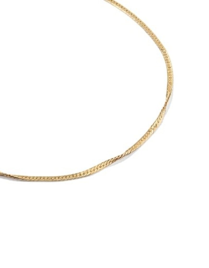 KENDRA SCOTT Herringbone 14k Gold-Filled Chain Bracelet