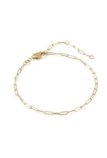 KENDRA SCOTT Meadow Paperclip 14k Gold-Filled Chain Bracelet