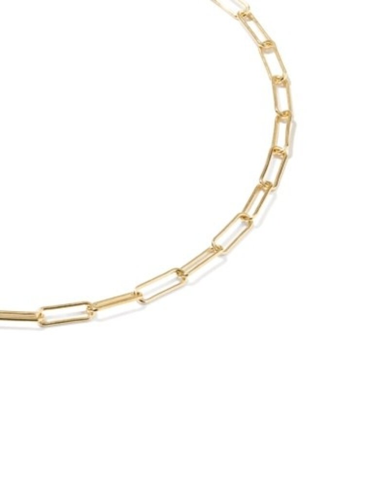 KENDRA SCOTT Meadow Paperclip 14k Gold-Filled Chain Bracelet