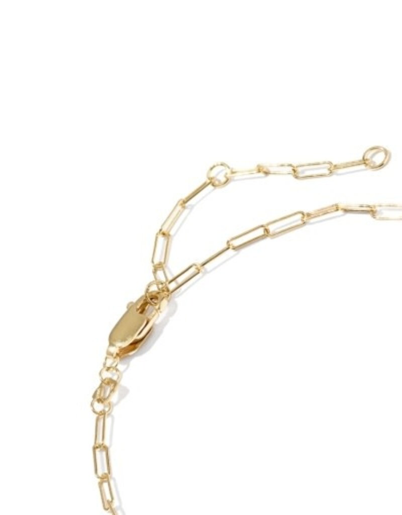 KENDRA SCOTT Meadow Paperclip 14k Gold-Filled Chain Bracelet