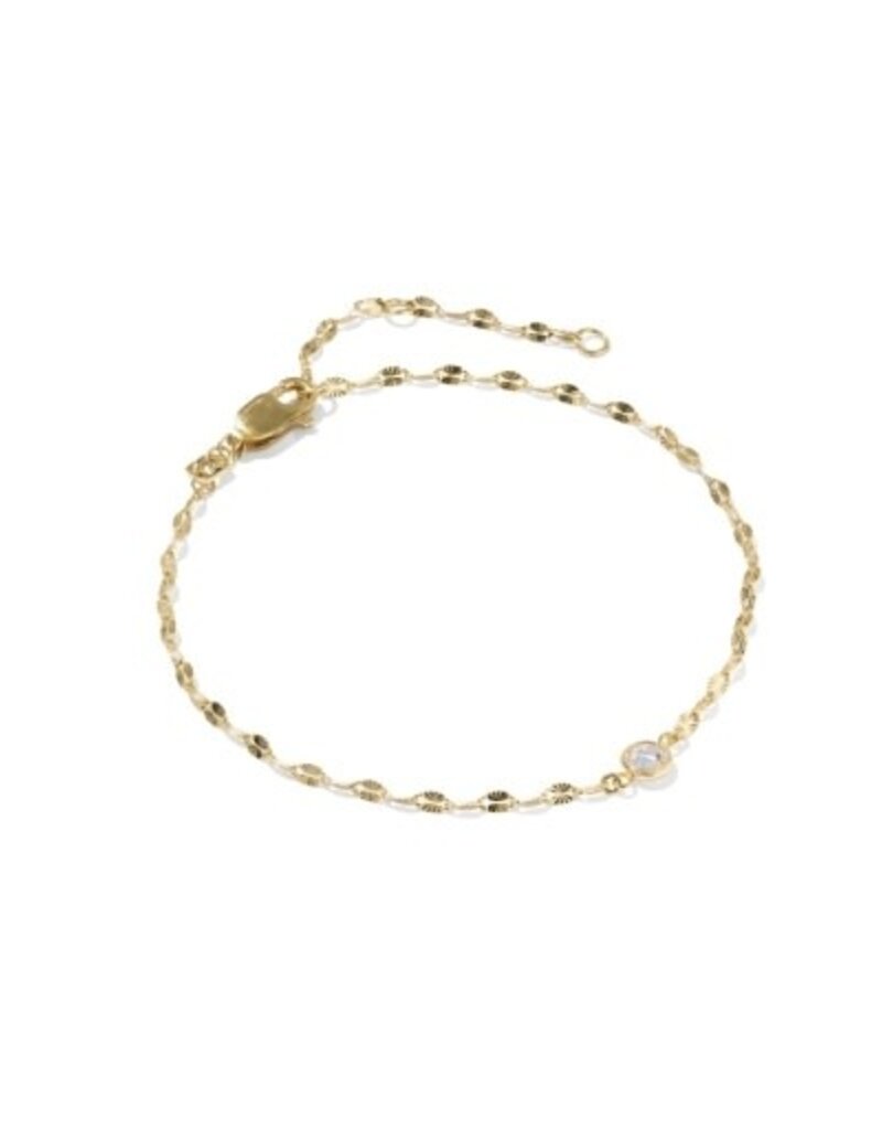 KENDRA SCOTT Alina Sunburst 14k Gold-Filled Chain Bracelet