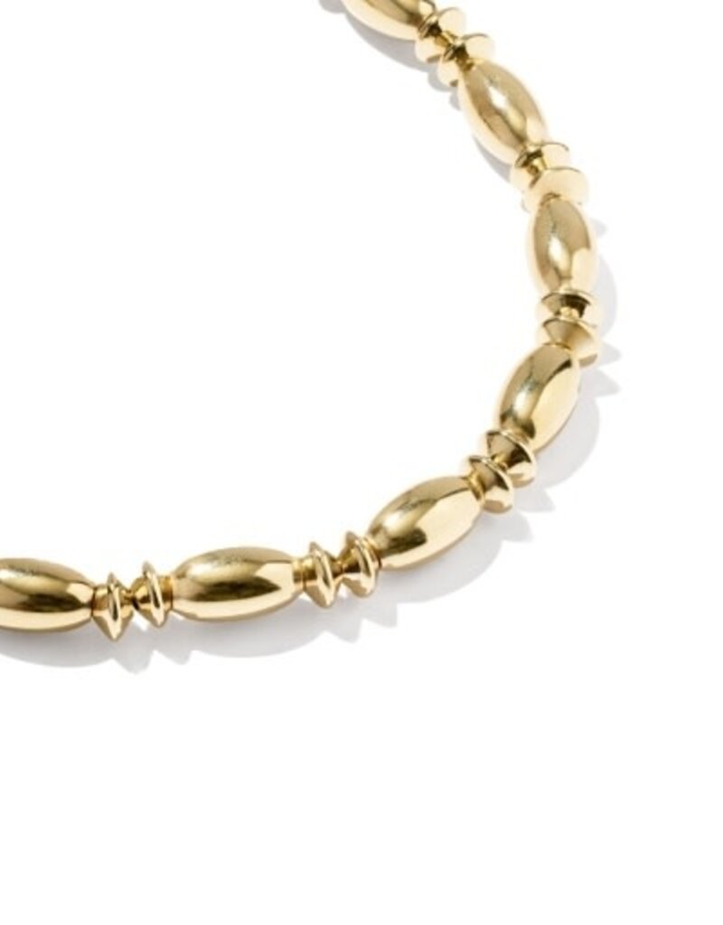 KENDRA SCOTT Miriam Large Bead 14k Gold-Filled Stretch Bracelet