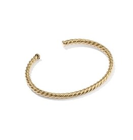 KENDRA SCOTT Victoria Large Twist 14k Gold-Filled Cuff Bracelet