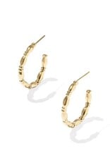 KENDRA SCOTT Miriam Small Bead 14k Gold-Filled Hoop Earrings