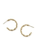 KENDRA SCOTT Miriam Small Bead 14k Gold-Filled Hoop Earrings